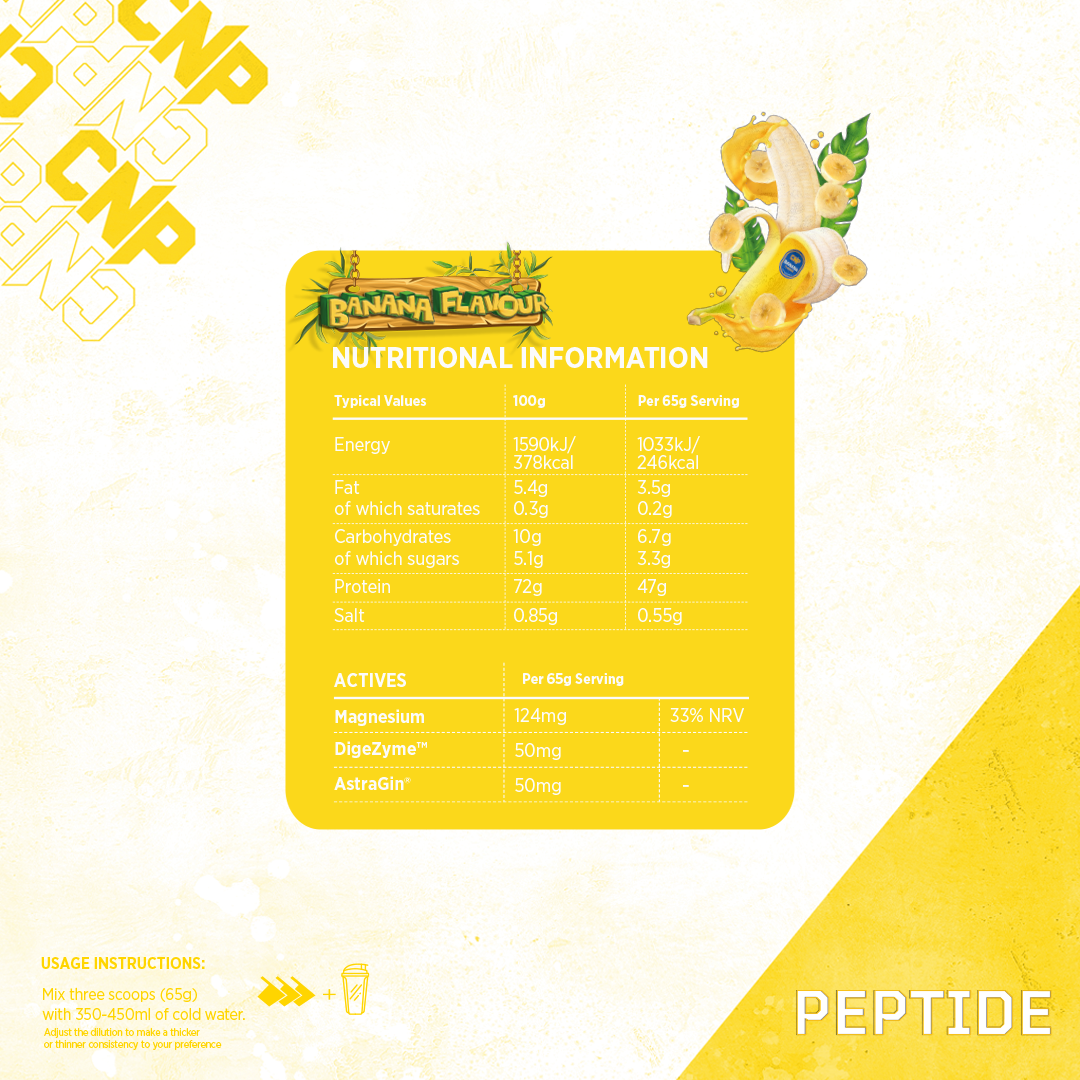 Peptide - Banane - 2,27kg 35 Portionen