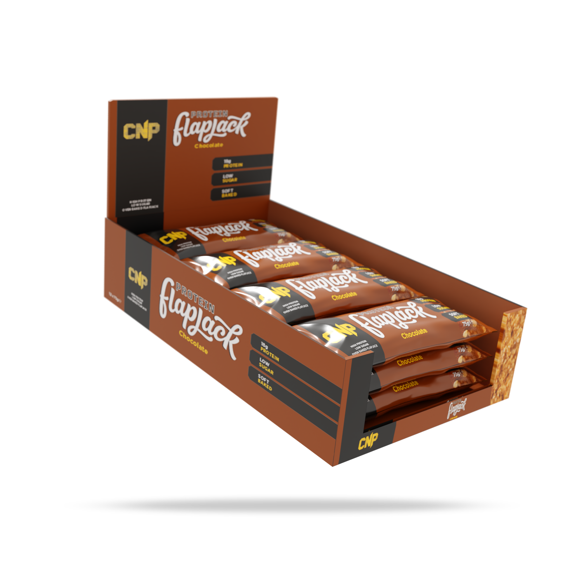 CNP Protein Flapjacks 12x75g (Chocolate)