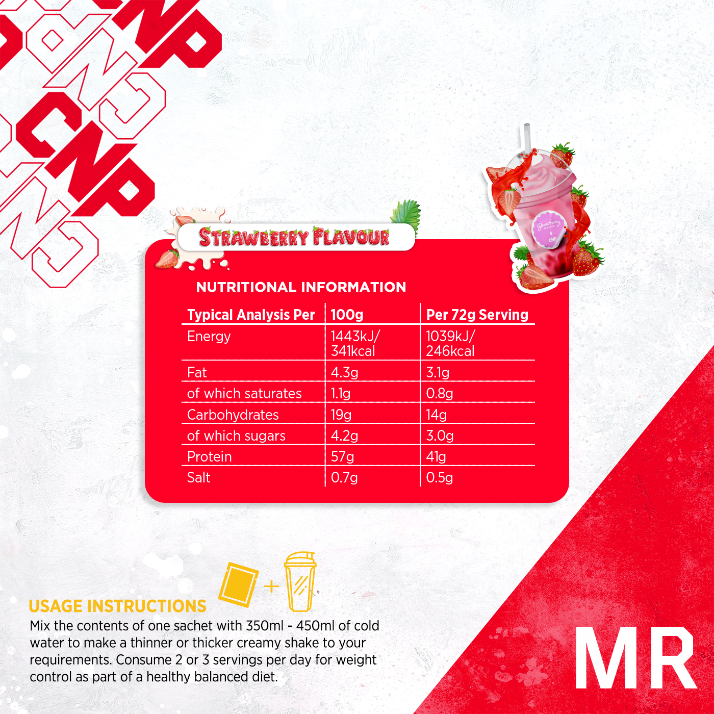MR Single Serve Sachet - Strawberry