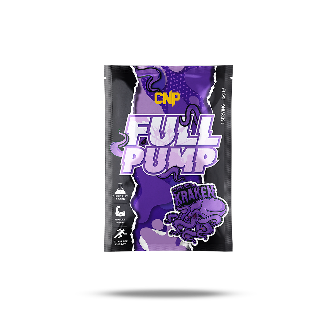 Full Pump - Single Serving Sachet - 15g - Grape Kola Kraken