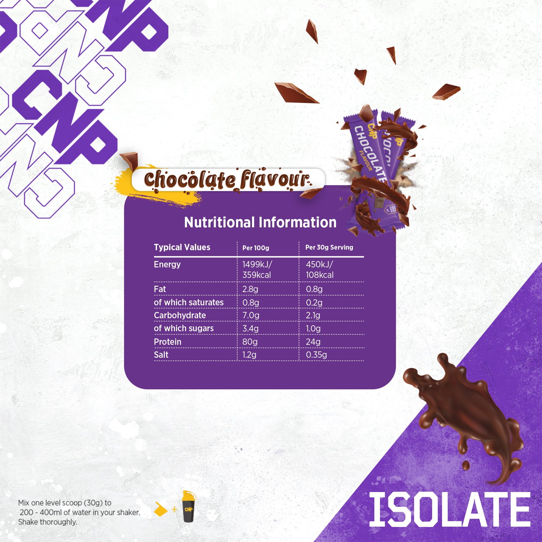 Whey Isolat - Schokolade - 900g