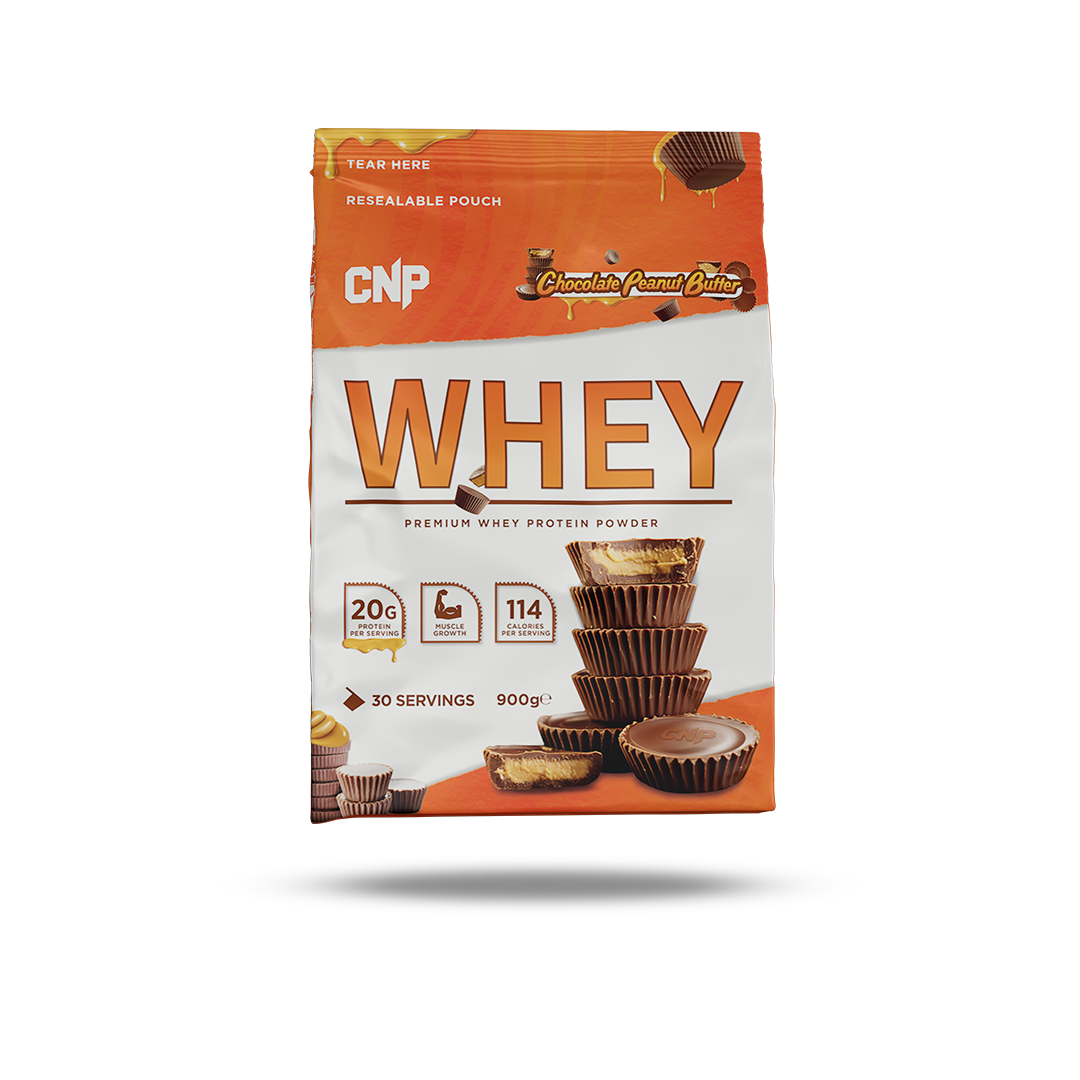 Mantequilla de maní con suero de leche y chocolate - 900 g 30 porciones