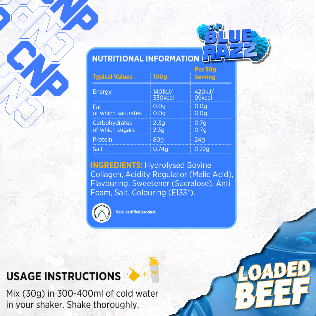 CNP Loaded Beef 1.8kg (Blue Razz)