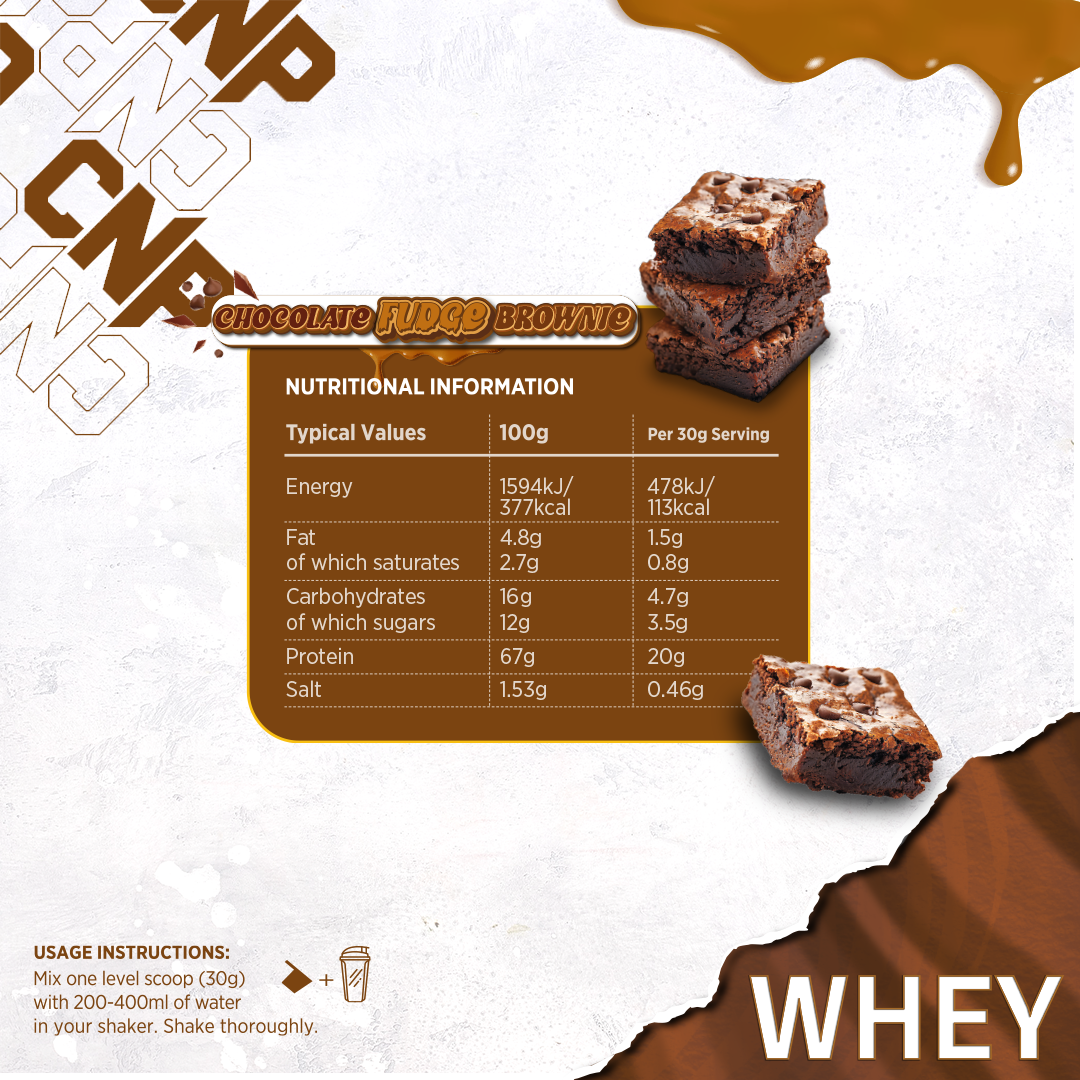 CNP Whey 2kg (Chocolate Fudge Brownie)