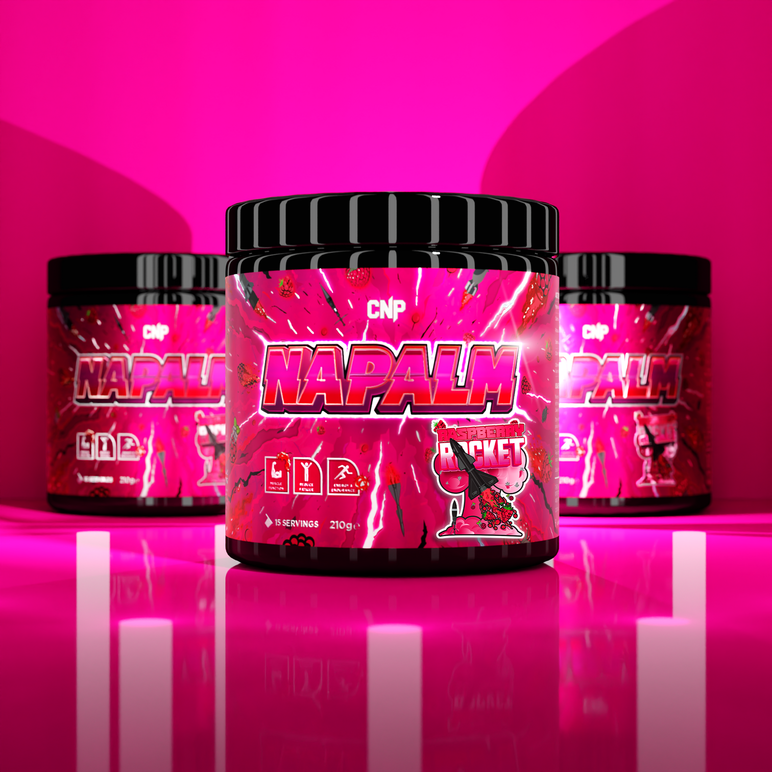 NAPALM PREWORKOUT RASPBERRY ROCKET CNP PROFESSIONAL