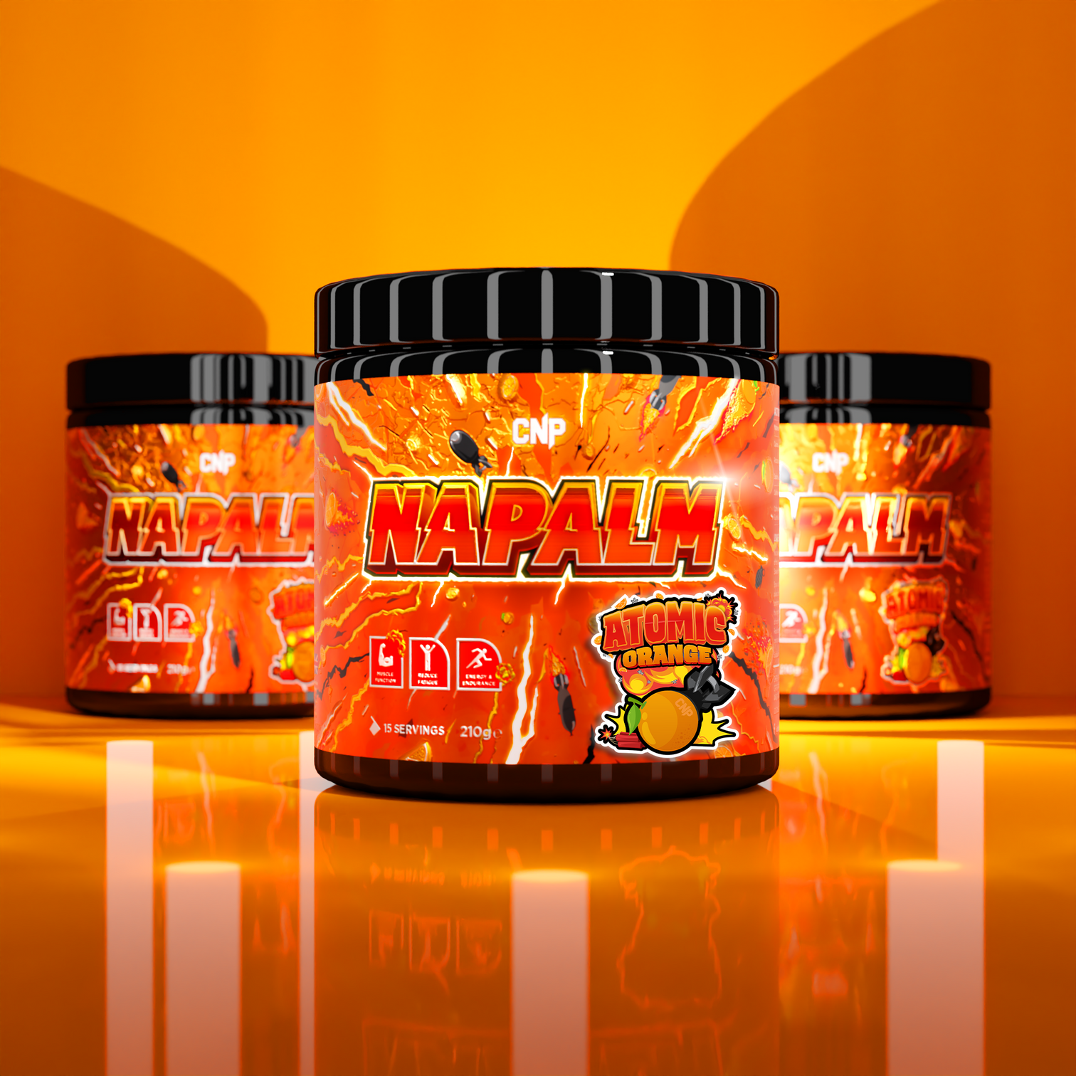 NAPALM PREWORKOUT ATOMIC ORANGE CNP PROFESSIONAL