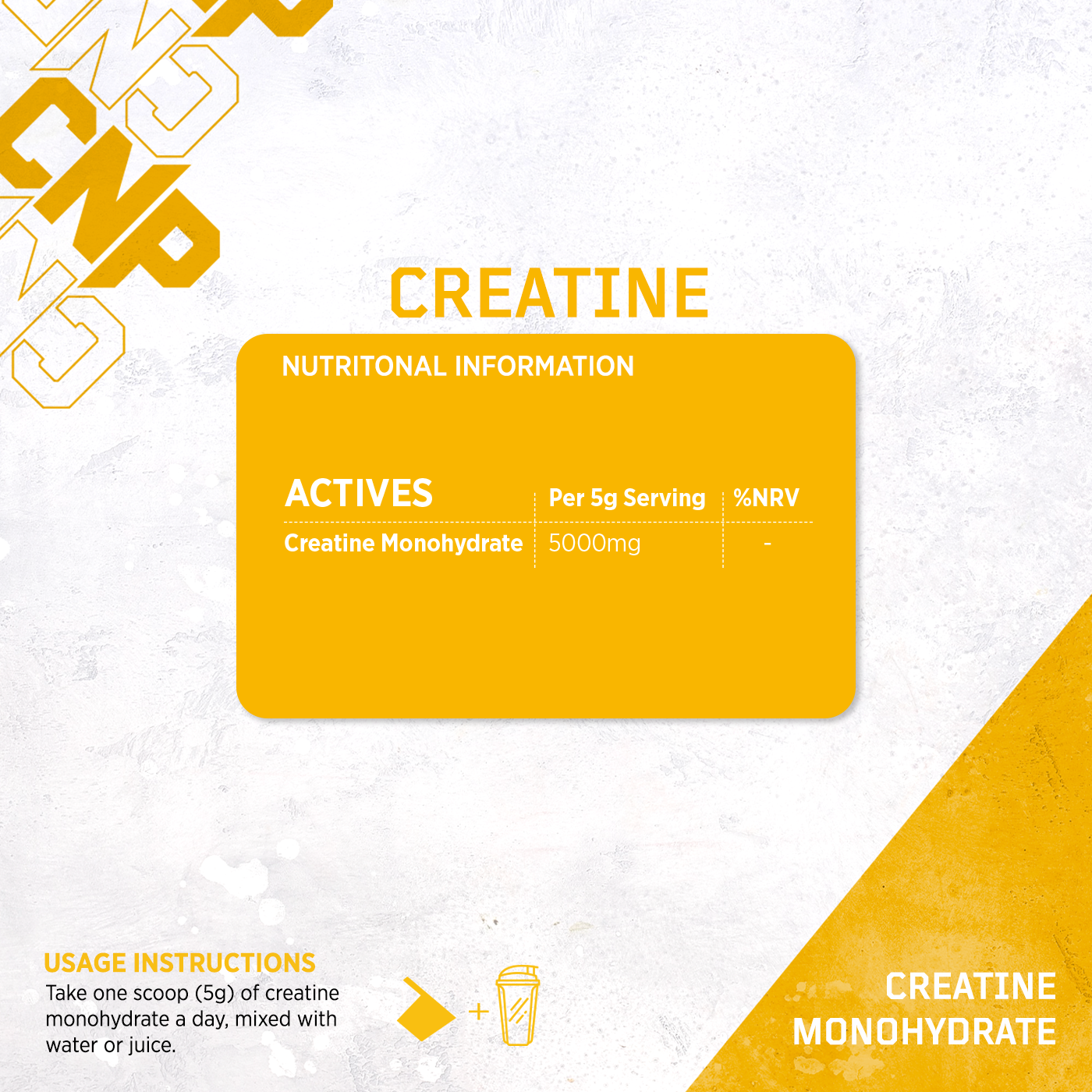 CNP Creatine Monohydrate Powder 250g