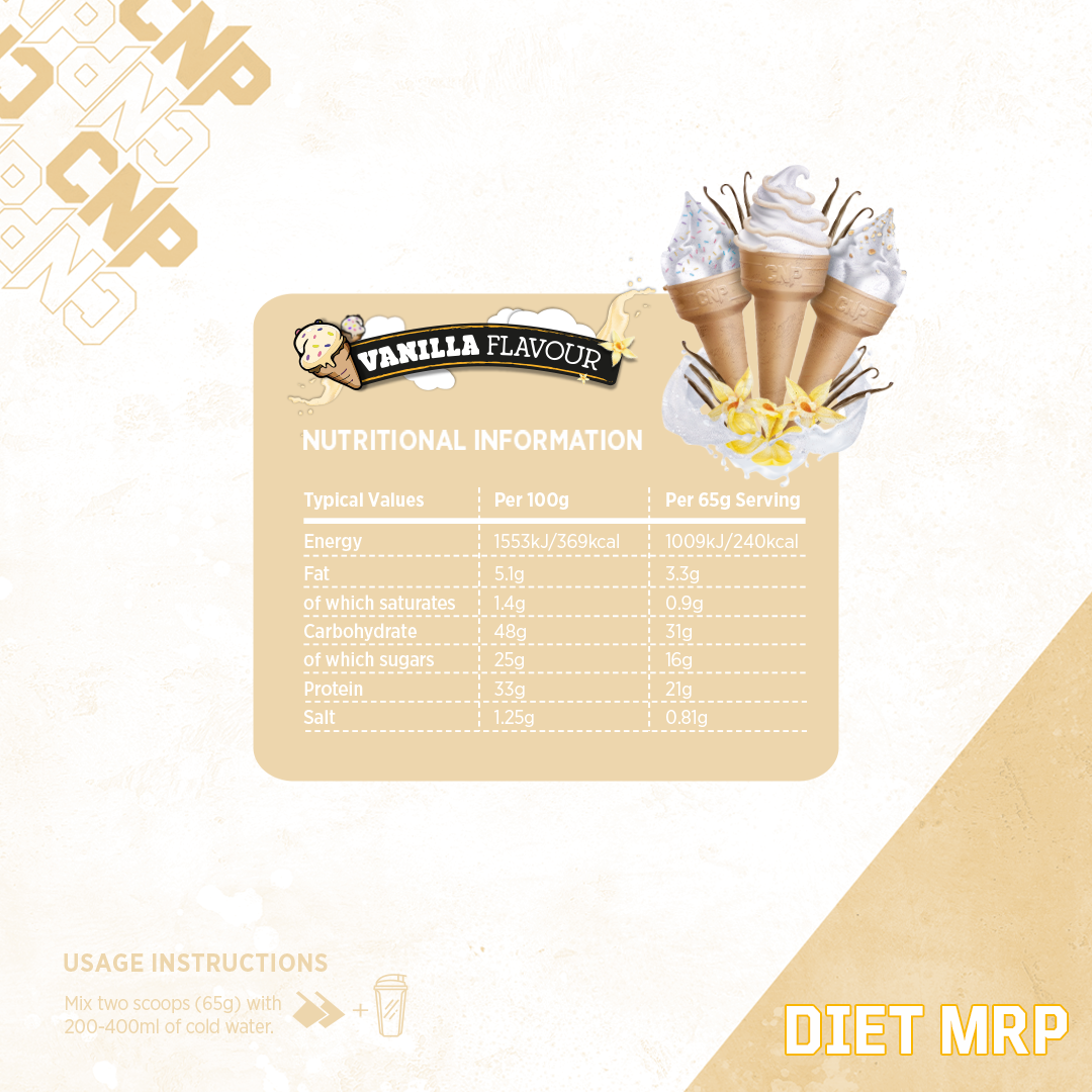 Diet MRP Beutel 975g - Vanille