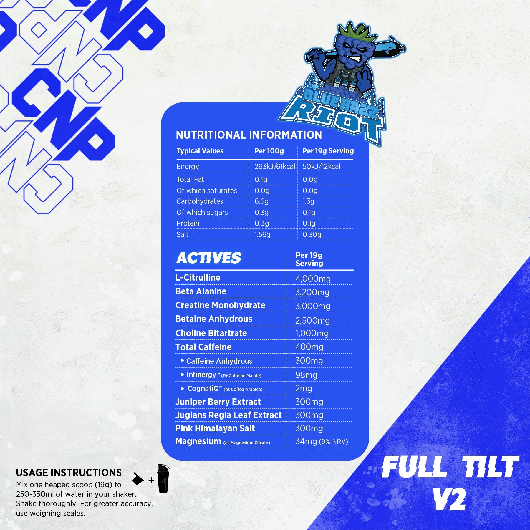CNP Full Tilt 570g (Blue Razz Riot)
