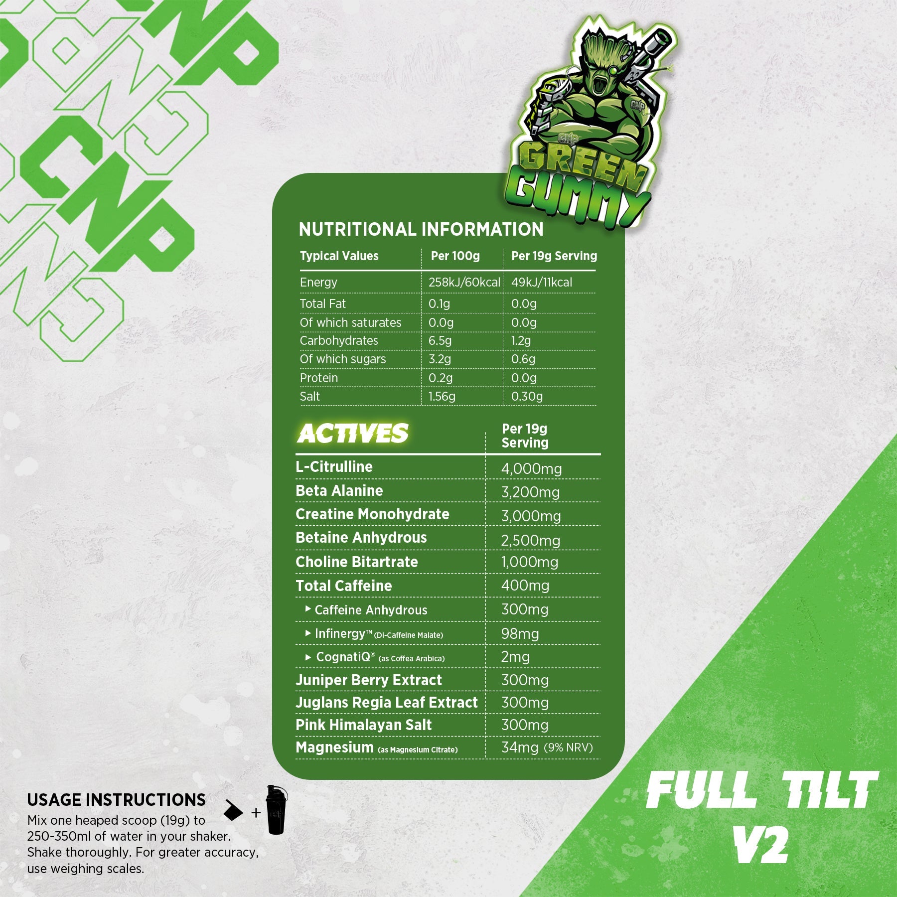 CNP Full Tilt 570g (Green Gummy Machine)