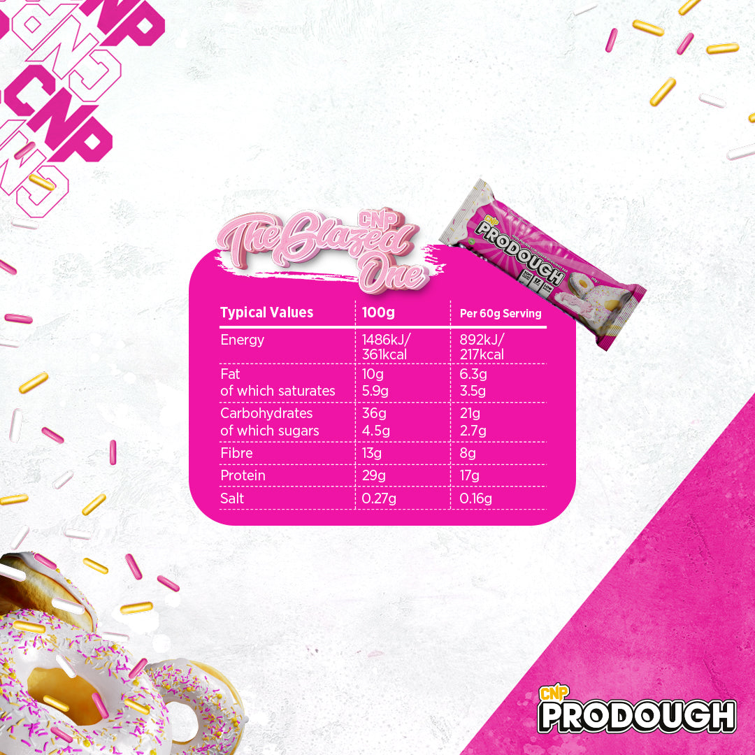 PRODOUGH BAR 60g - THE GLAZED ONE