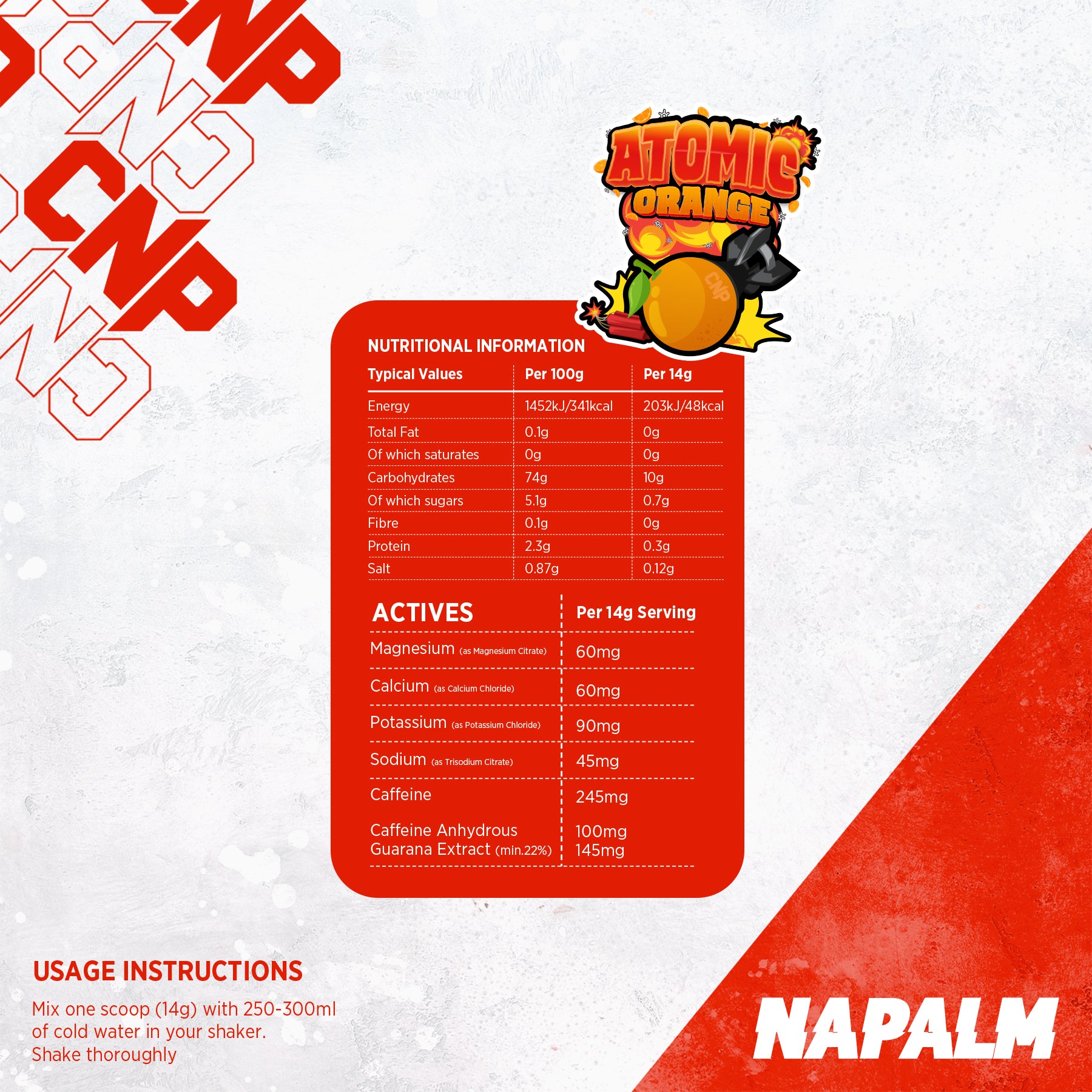 CNP Pro Napalm 210g (Orange)