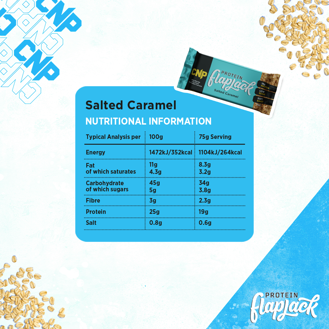 Protein Flapjack - Box of 12 - Salted Caramel
