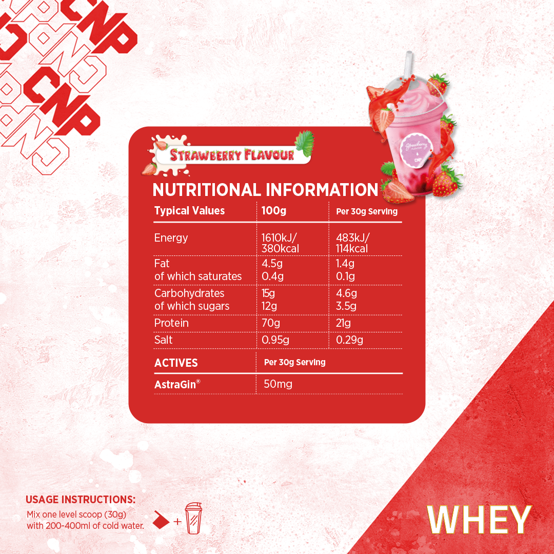 Whey 2kg - 66 Servings - Strawberry