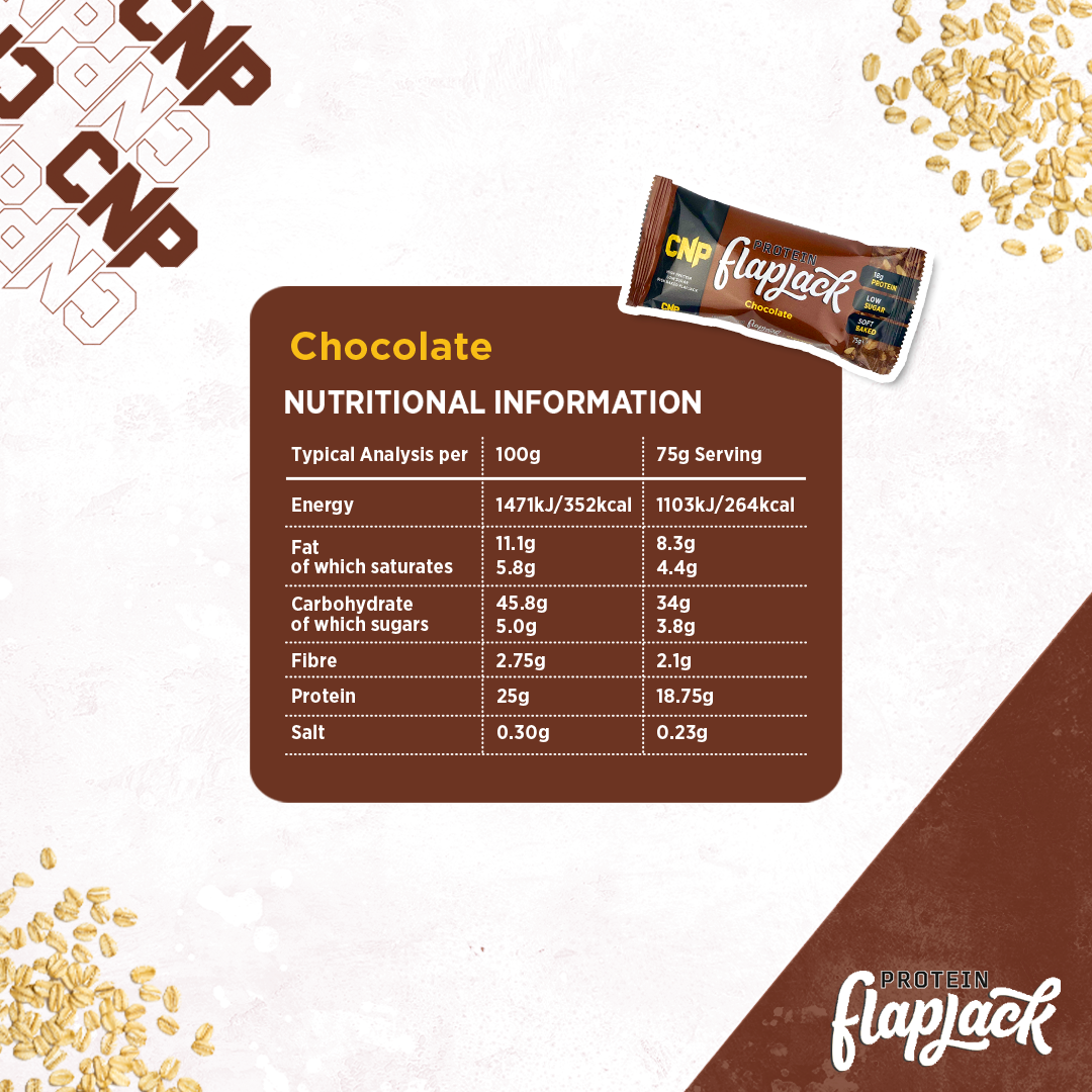 Protein Flapjack - Box of 12 - Chocolate