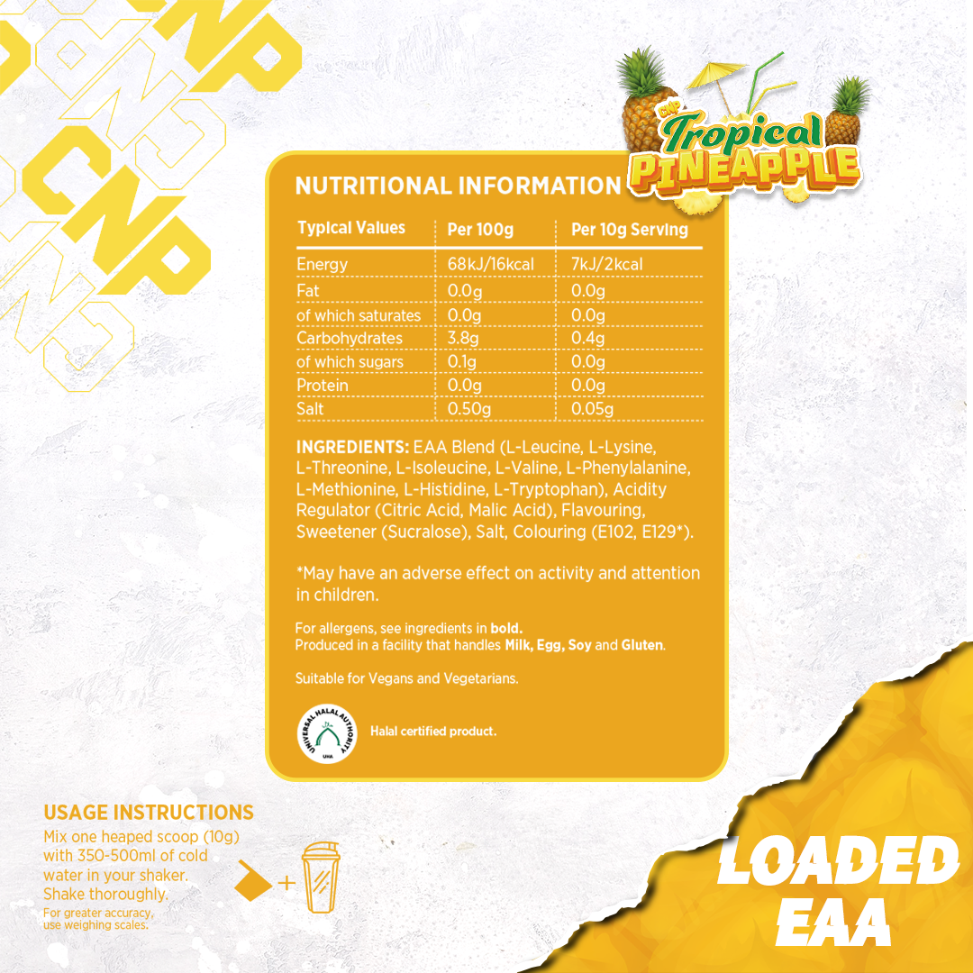 CNP Loaded EAA 300g (Tropical Pineapple)